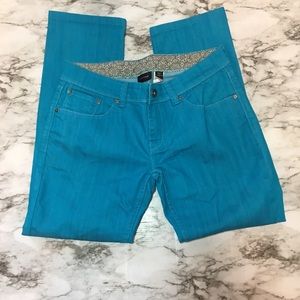 Marmot Madison jeans size 8 turquoise